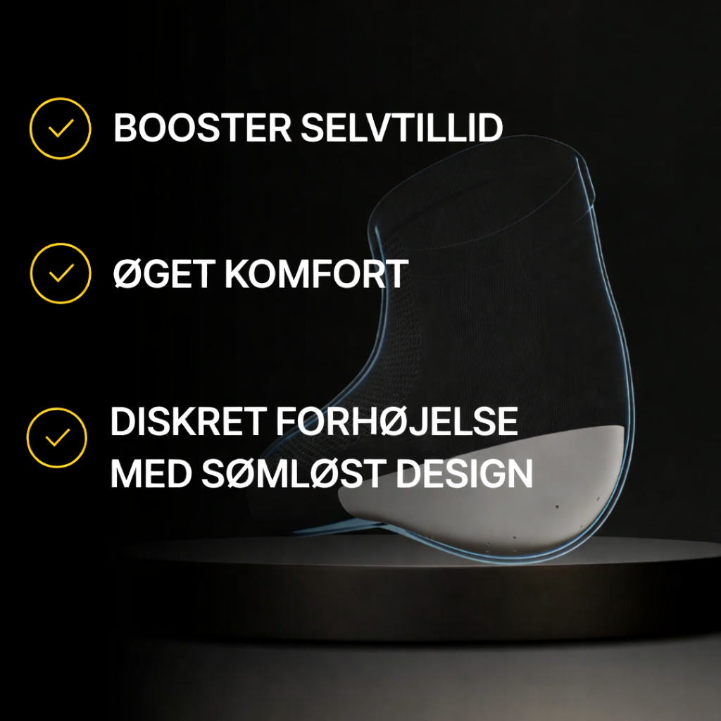 RIZZSOKKER® V2 -  5CM HØJDE MAXIMERING