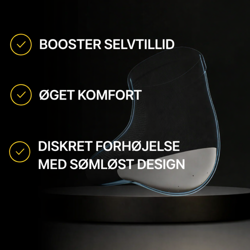 RIZZSOKKER® V2 -  5CM HØJDE MAXIMERING